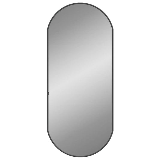 Wall Mirror Black 70x30 cm Oval Wall Mirror Black 70x30 cm Oval