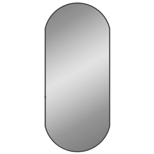 Wall Mirror Black 80x35 cm Oval Wall Mirror Black 80x35 cm Oval