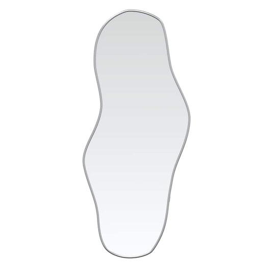 Wall Mirror Silver 100x45 cm Wall Mirror Silver 100x45 cm
