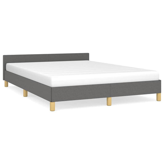 Bed Frame without Mattress Dark Grey 180x200 cm Fabric Bed Frame without Mattress Dark Grey 180x200 cm Fabric