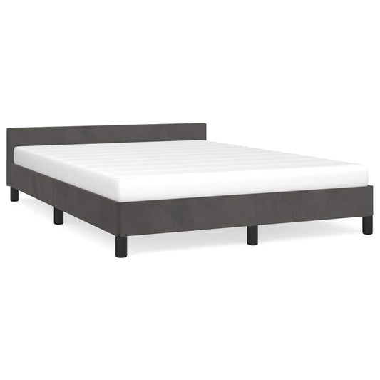 Bed Frame without Mattress Dark Grey 180x200 cm Velvet Bed Frame without Mattress Dark Grey 180x200 cm Velvet