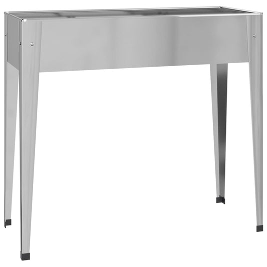 Garden Planter 100.5x40.5x90 cm Galvanised Steel Garden Planter 100.5x40.5x90 cm Galvanised Steel
