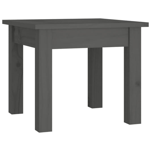 Coffee Table Grey 35x35x30 cm Solid Wood Pine Coffee Table Grey 35x35x30 cm Solid Wood Pine