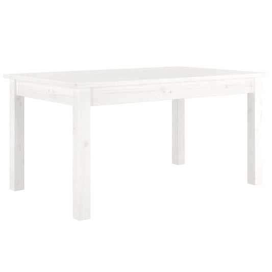 Coffee Table White 80x50x40 cm Solid Wood Pine Coffee Table White 80x50x40 cm Solid Wood Pine