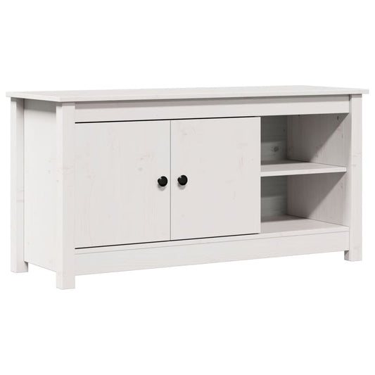 TV Cabinet White 103x36.5x52 cm Solid Wood Pine TV Cabinet White 103x36.5x52 cm Solid Wood Pine