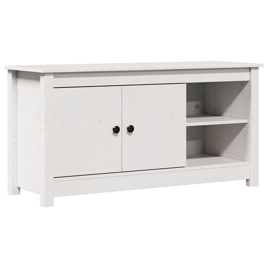 TV Cabinet White 103x36,5x52 cm Solid Wood Pine TV Cabinet White 103x36,5x52 cm Solid Wood Pine