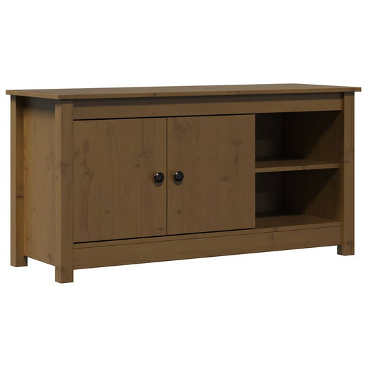 TV Cabinet Honey Brown 103x36,5x52 cm Solid Wood Pine TV Cabinet Honey Brown 103x36,5x52 cm Solid Wood Pine