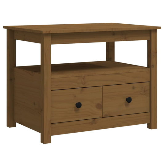 Coffee Table Honey Brown 71x49x55 cm Solid Wood Pine Coffee Table Honey Brown 71x49x55 cm Solid Wood Pine