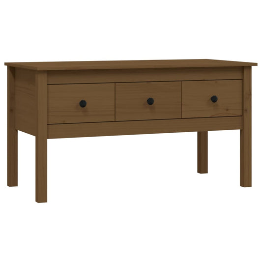 Coffee Table Honey Brown 102x49x55 cm Solid Wood Pine Coffee Table Honey Brown 102x49x55 cm Solid Wood Pine