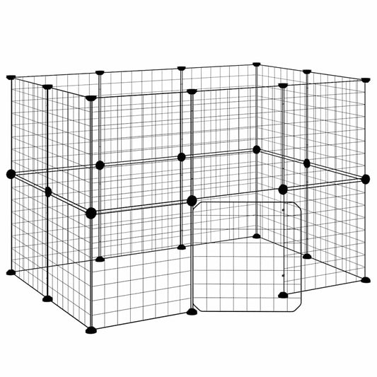 Pet Cage | Black | Powder-coated steel | 105 cm x 70 cm x 70 cm Pet Cage | Black | Powder-coated steel | 105 cm x 70 cm x 70 cm