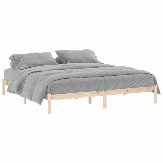 Bed Frame without Mattress 193x203 cm Solid Wood Pine King Bed Frame without Mattress 193x203 cm Solid Wood Pine King