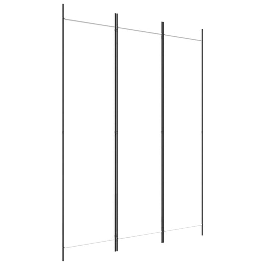 3-Panel Room Divider White 150x200 cm Fabric 3-Panel Room Divider White 150x200 cm Fabric
