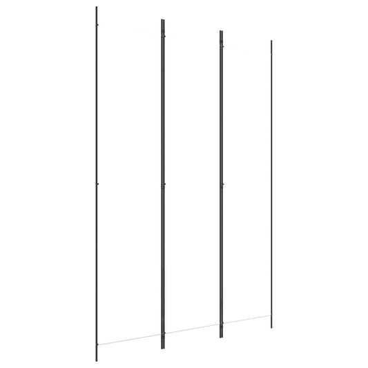3-Panel Room Divider White 150x220 cm Fabric 3-Panel Room Divider White 150x220 cm Fabric