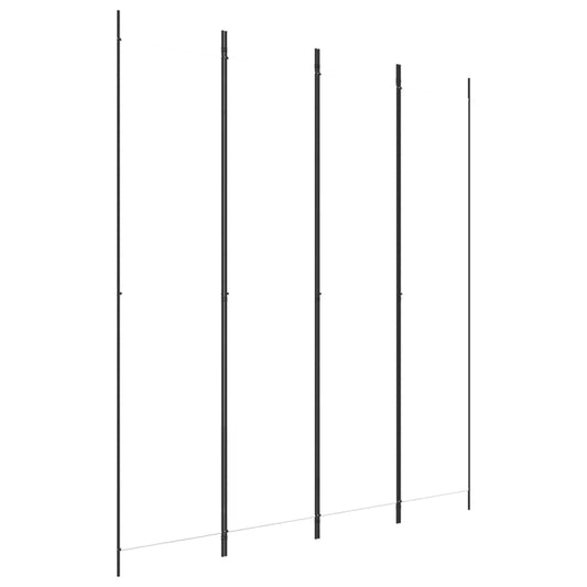 4-Panel Room Divider White 200x220 cm Fabric 4-Panel Room Divider White 200x220 cm Fabric