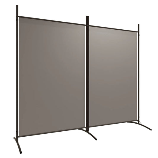 2-Panel Room Divider Anthracite 175x180 cm Fabric 2-Panel Room Divider Anthracite 175x180 cm Fabric