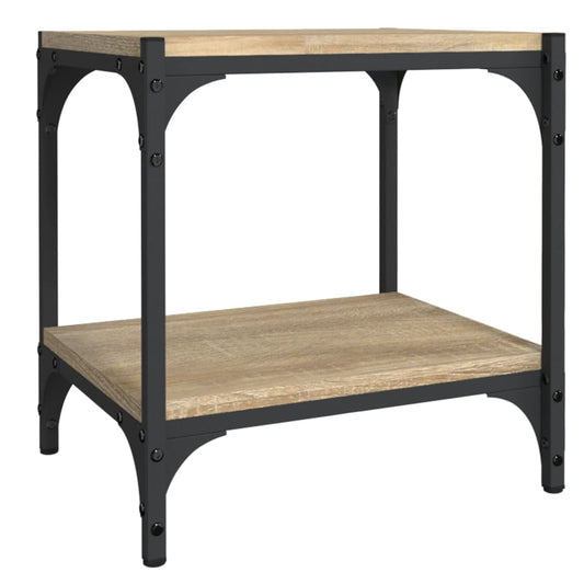 TV Cabinet Sonoma Oak 40x33x41 cm Engineered Wood and Steel TV Cabinet Sonoma Oak 40x33x41 cm Engineered Wood and Steel