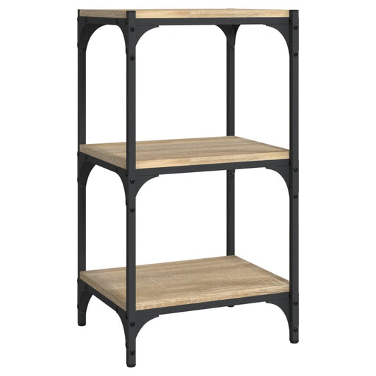 Book Cabinet Sonoma Oak 40x33x70.5 cm Engineered Wood and Steel Book Cabinet Sonoma Oak 40x33x70.5 cm Engineered Wood and Steel