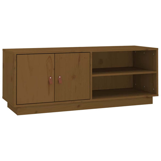 818223 vidaXL TV Cabinet Honey Brown 105x34x40 cm Solid Wood Pine 818223 vidaXL TV Cabinet Honey Brown 105x34x40 cm Solid Wood Pine