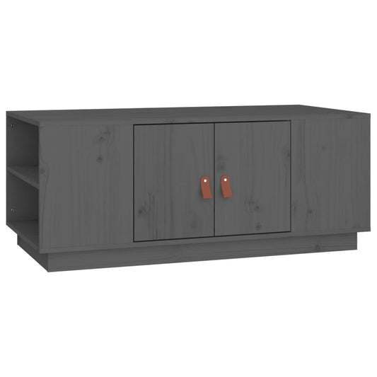 Coffee Table Grey 100x50x41 cm Solid Wood Pine Coffee Table Grey 100x50x41 cm Solid Wood Pine