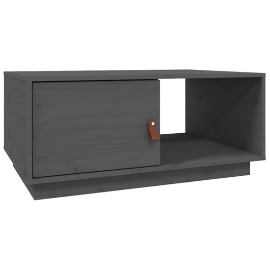 Coffee Table Grey 80x50x35.5 cm Solid Wood Pine Coffee Table Grey 80x50x35.5 cm Solid Wood Pine