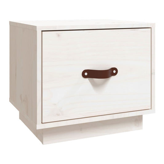 Bedside Cabinet White 40x34x35 cm Solid Wood Pine Bedside Cabinet White 40x34x35 cm Solid Wood Pine