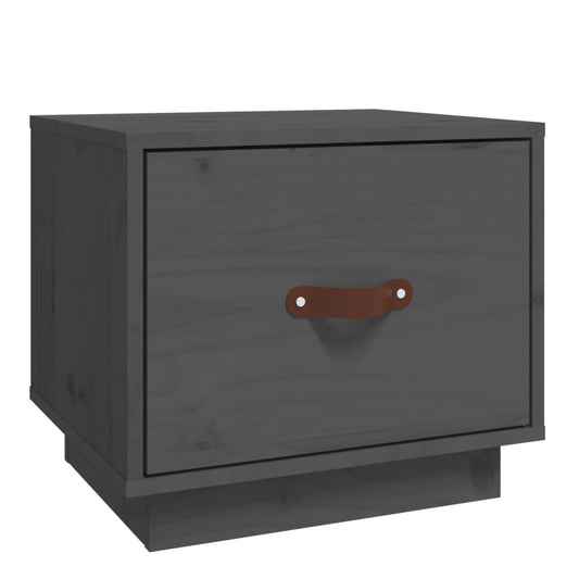 Bedside Cabinet Grey 40x34x35 cm Solid Wood Pine Bedside Cabinet Grey 40x34x35 cm Solid Wood Pine
