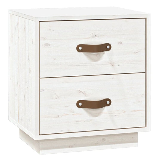 Bedside Cabinet White 40x34x45 cm Solid Wood Pine Bedside Cabinet White 40x34x45 cm Solid Wood Pine