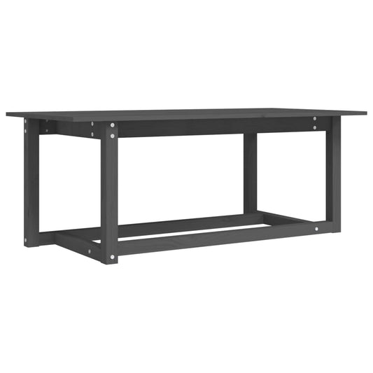 Coffee Table Grey 110x55x45 cm Solid Wood Pine Coffee Table Grey 110x55x45 cm Solid Wood Pine