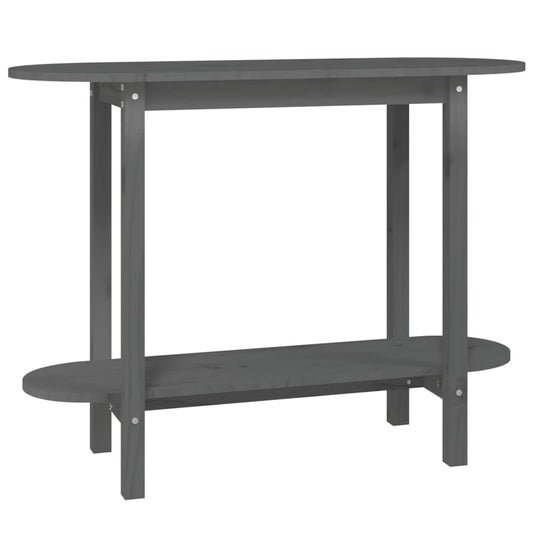 Console Table Grey 110x40x80 cm Solid Wood Pine Console Table Grey 110x40x80 cm Solid Wood Pine