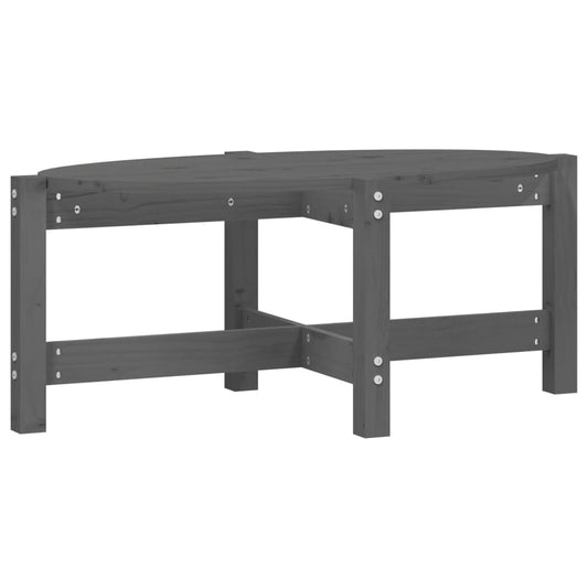 Coffee Table Grey 87x48x35 cm Solid Wood Pine Coffee Table Grey 87x48x35 cm Solid Wood Pine