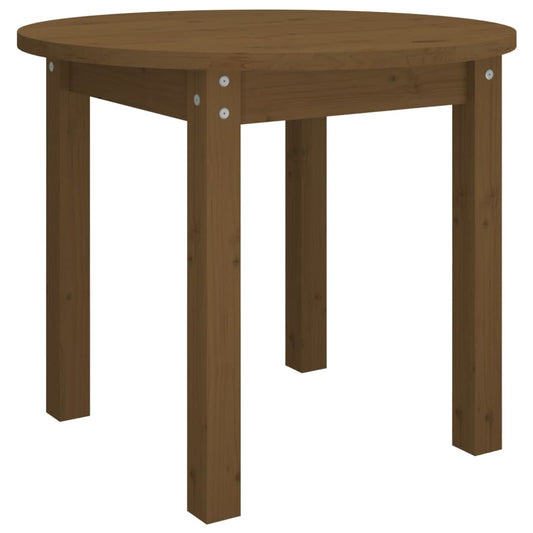 Coffee Table Honey Brown Ø 55x45 cm Solid Wood Pine Coffee Table Honey Brown Ø 55x45 cm Solid Wood Pine