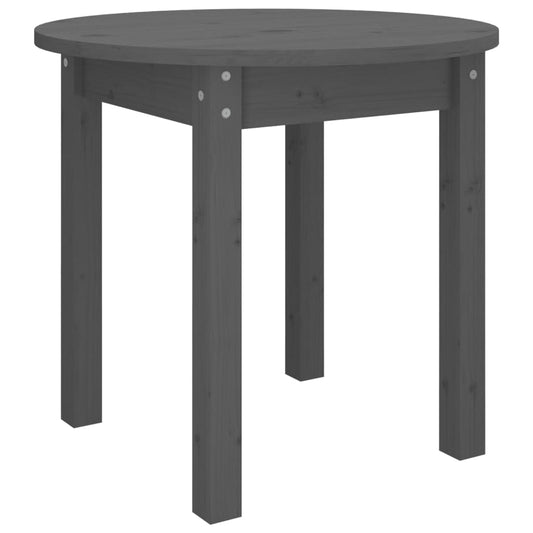Coffee Table Grey Ø 45x40 cm Solid Wood Pine Coffee Table Grey Ø 45x40 cm Solid Wood Pine