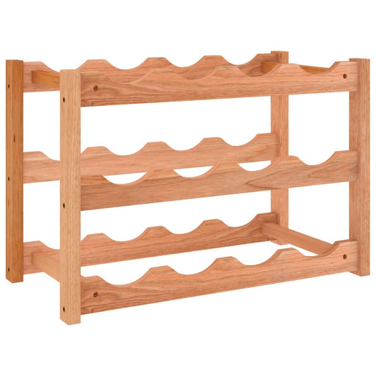Wine Rack for 12 Bottles Solid Wood Walnut Wine Rack for 12 Bottles Solid Wood Walnut