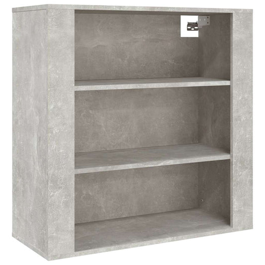 Wall Cabinet Concrete Grey 80x33x80 cm Engineered Wood Wall Cabinet Concrete Grey 80x33x80 cm Engineered Wood