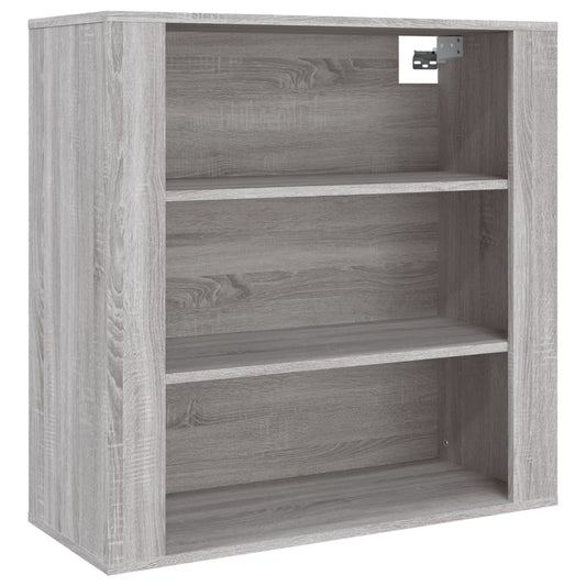 Wall Cabinet Grey Sonoma 80x33x80 cm Engineered Wood Wall Cabinet Grey Sonoma 80x33x80 cm Engineered Wood