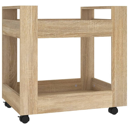 Desk Trolley Sonoma Oak 60x45x60 cm Engineered Wood Desk Trolley Sonoma Oak 60x45x60 cm Engineered Wood