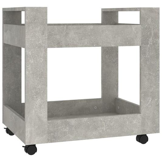 Desk Trolley Concrete Grey 60x45x60 cm Engineered Wood Desk Trolley Concrete Grey 60x45x60 cm Engineered Wood