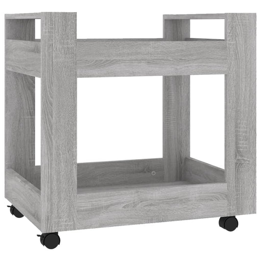 Desk Trolley Grey Sonoma 60x45x60 cm Engineered Wood Desk Trolley Grey Sonoma 60x45x60 cm Engineered Wood