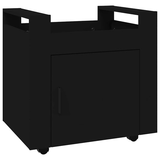 Desk Trolley Black 60x45x60 cm Engineered Wood Desk Trolley Black 60x45x60 cm Engineered Wood