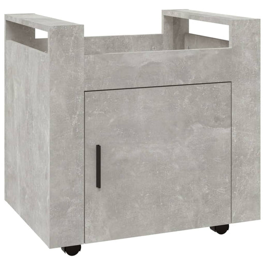 Desk Trolley Concrete Grey 60x45x60 cm Engineered Wood Desk Trolley Concrete Grey 60x45x60 cm Engineered Wood