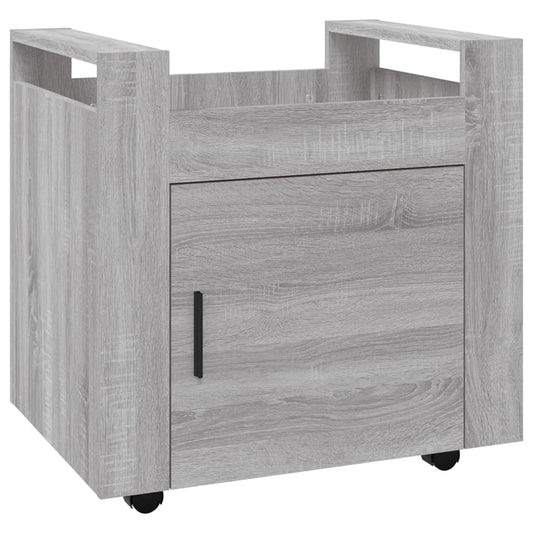 Desk Trolley Grey Sonoma 60x45x60 cm Engineered Wood Desk Trolley Grey Sonoma 60x45x60 cm Engineered Wood