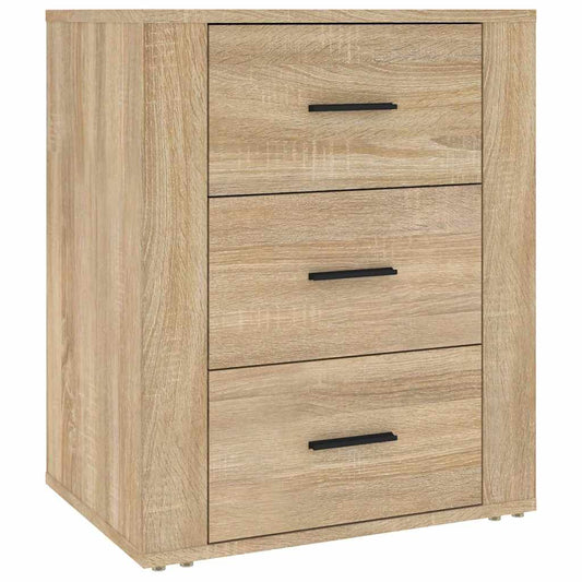 Bedside Cabinet Sonoma Oak 50x36x60 cm Engineered Wood Bedside Cabinet Sonoma Oak 50x36x60 cm Engineered Wood