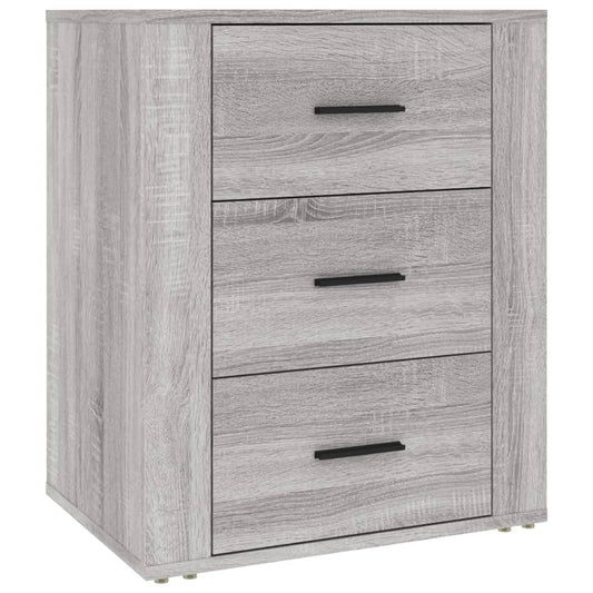 Bedside Cabinet Grey Sonoma 50x36x60 cm Engineered Wood Bedside Cabinet Grey Sonoma 50x36x60 cm Engineered Wood