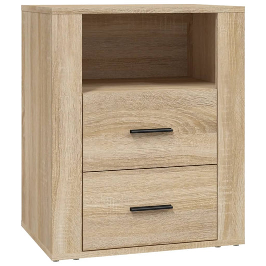 Bedside Cabinet Sonoma Oak 50x36x60 cm Engineered Wood Bedside Cabinet Sonoma Oak 50x36x60 cm Engineered Wood