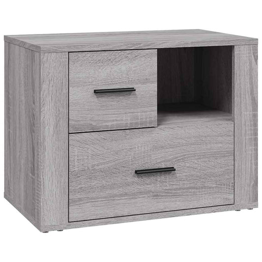 Bedside Cabinet Grey Sonoma 60x36x45 cm Engineered Wood Bedside Cabinet Grey Sonoma 60x36x45 cm Engineered Wood