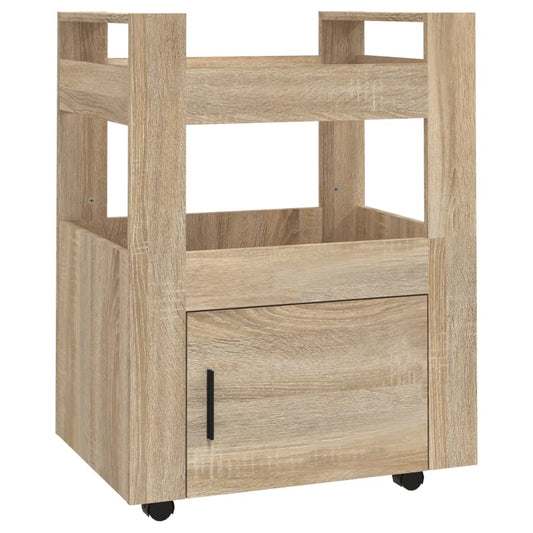 Kitchen Trolley Sonoma Oak 60x45x80 cm Engineered Wood Kitchen Trolley Sonoma Oak 60x45x80 cm Engineered Wood