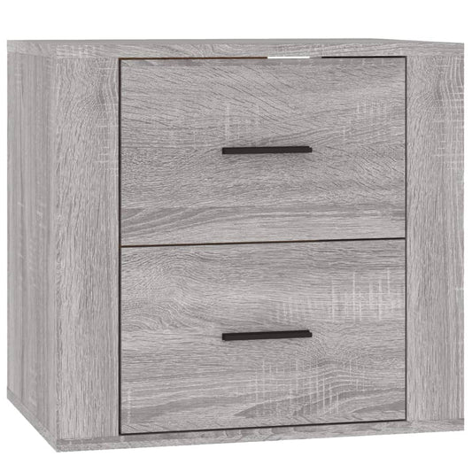Wall-mounted Bedside Cabinet Grey Sonoma 50x36x47 cm Wall-mounted Bedside Cabinet Grey Sonoma 50x36x47 cm