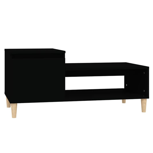 Coffee Table Black 100x50x45 cm Engineered Wood Coffee Table Black 100x50x45 cm Engineered Wood
