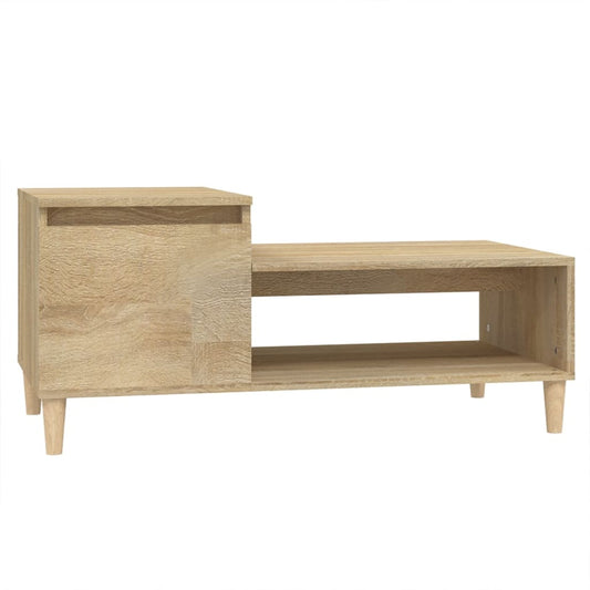 Coffee Table Sonoma Oak 100x50x45 cm Engineered Wood Coffee Table Sonoma Oak 100x50x45 cm Engineered Wood