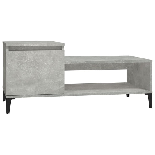Coffee Table Concrete Grey 100x50x45 cm Engineered Wood Coffee Table Concrete Grey 100x50x45 cm Engineered Wood